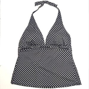 Miraclesuit Nautical Tankini Halter Tie Top Size 16 Plus Size